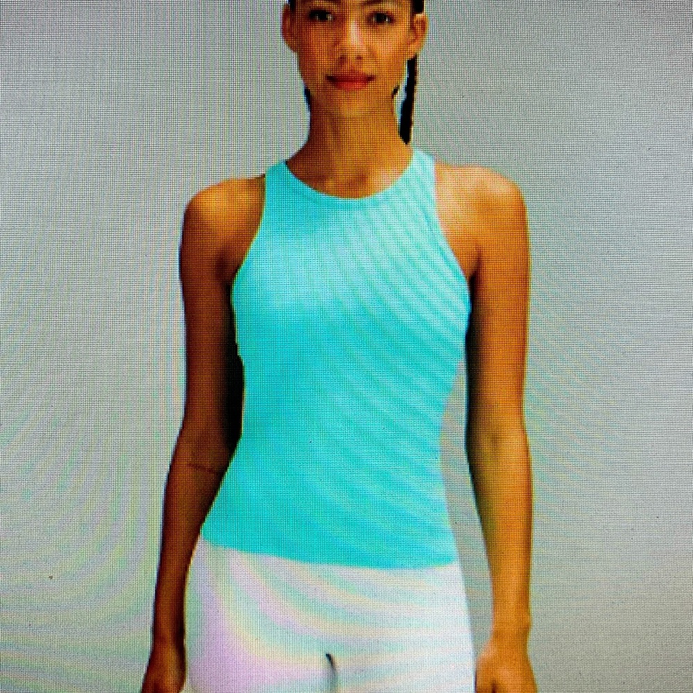 COPY - Lululemon align waist length Racerback tank top Cyan Blue
